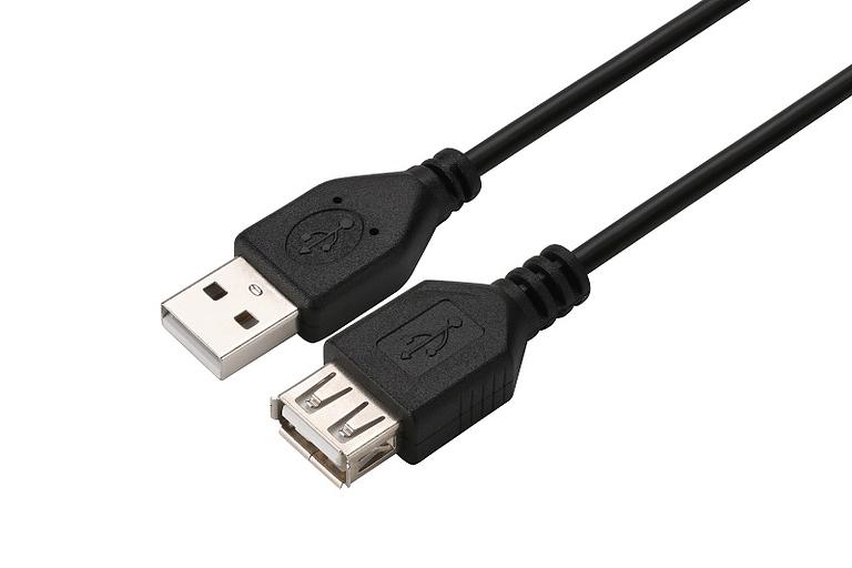 Кабель GoPower удлинитель USB2.0 (m)-USB (f) 1.5м ПВХ черный в пакете (1/200) GoPower 00-00029634 фото 1
