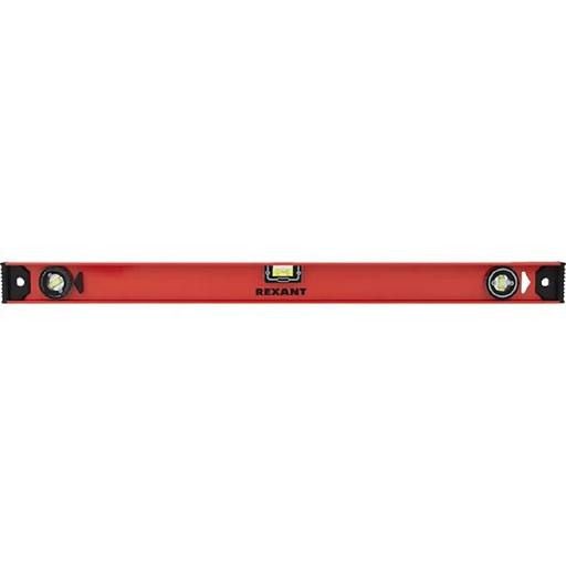 Rexant (12-9212) Уровень алюминиевый Рельс, 800мм, 3 глазка (1 поворотный) фото 1