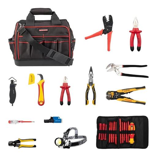 Rexant (12-4693-2) Набор инструментов электрика, 21 предмет фото 1