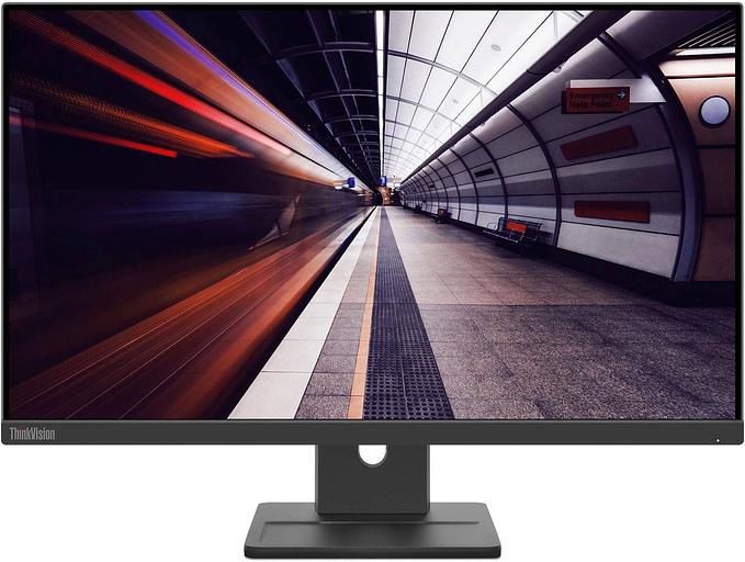 Монитор Lenovo 23.8" ThinkVision E24-30 черный IPS LED 4ms 16:9 HDMI M/M матовая HAS Piv 1300:1 250cd 178гр/178гр 1920x1080 100Hz VGA DP FHD 4.5кг фото 1