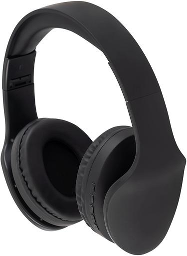 Гарнитура накладные Hyundai H-HP104 черный беспроводные bluetooth оголовье фото 3