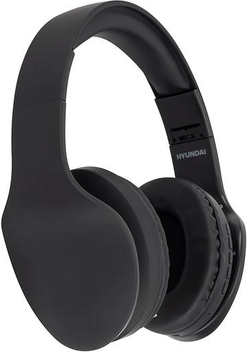 Гарнитура накладные Hyundai H-HP104 черный беспроводные bluetooth оголовье фото 4