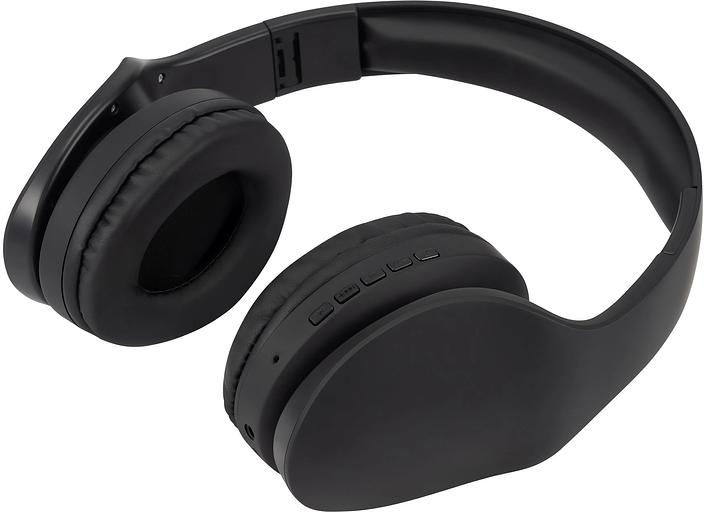 Гарнитура накладные Hyundai H-HP104 черный беспроводные bluetooth оголовье фото 5