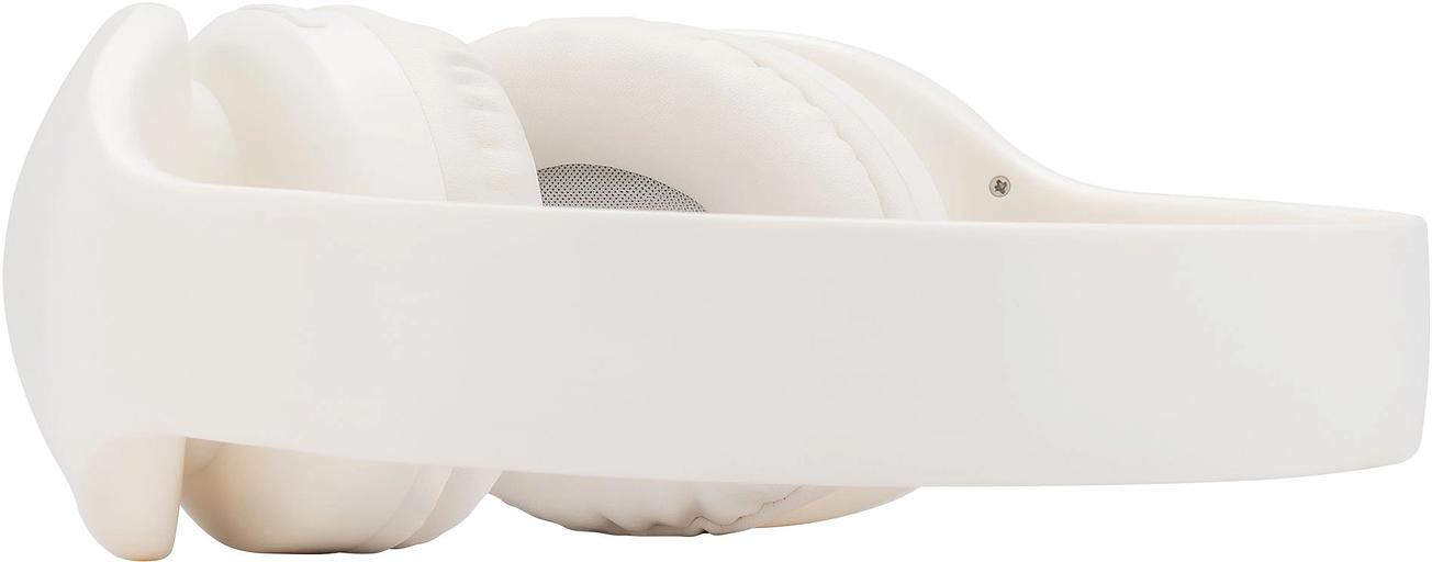 Гарнитура накладные Hyundai H-HP104 белый беспроводные bluetooth оголовье фото 6