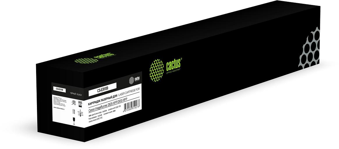 Картридж лазерный Cactus CS-EXV59 черный (30000стр.) для Canon ImageRunner 2625i MFP/2630i MFP фото 1