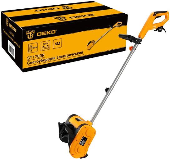 Снегоуборщик электр. Deko ST1700R 2.4кВт фото 5