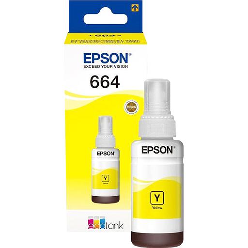 Чернила Epson L100 Yellow ink bottle 70ml (C13T66444A) фото 2