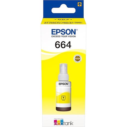 Чернила Epson L100 Yellow ink bottle 70ml (C13T66444A) фото 3