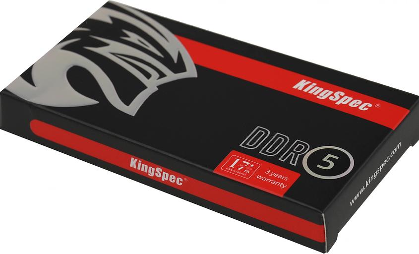 Память DDR5 8GB 4800MHz Kingspec KS4800D5N11008G RTL PC5-38400 CL40 DIMM 288-pin 1.1В single rank Ret фото 4