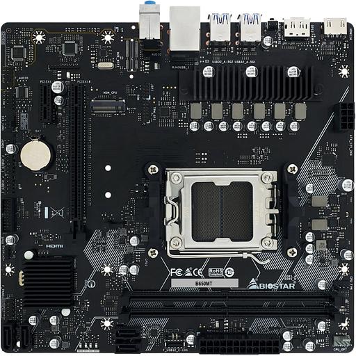Материнская плата Biostar B650MT SocketAM5 AMD B650 2xDDR5 mATX AC`97 8ch(7.1) GbLAN RAID+HDMI+DP фото 1