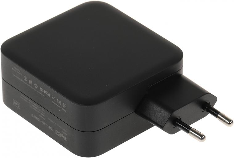 Блок питания TopON TOP-GaN-100WB автоматический 100W 5V-20V 5A 2xUSB от бытовой электросети LED индикатор фото 4