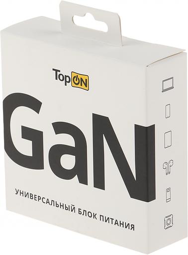 Блок питания TopON TOP-GaN-65WB автоматический 65W 5V-20V 3.25A 2xUSB от бытовой электросети LED индикатор фото 9