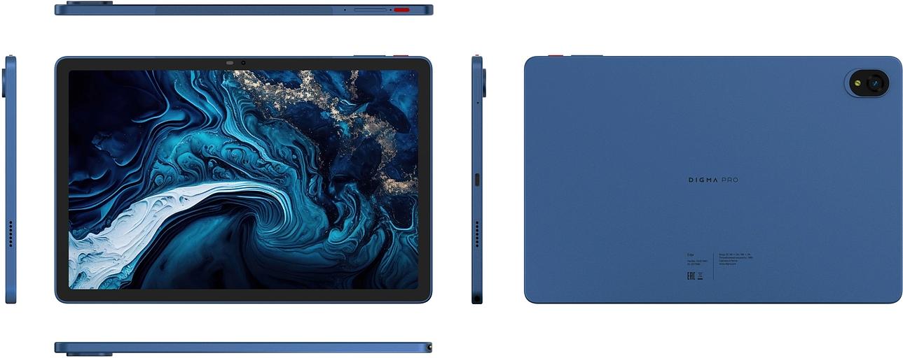 Планшет Digma Pro Edge G85 RAM8Gb ROM256Gb 11" In-Cell 1920x1200 LTE Android 14 синий 13Mpix 5Mpix BT GPS WiFi Touch microSD 128Gb 7000mAh фото 4