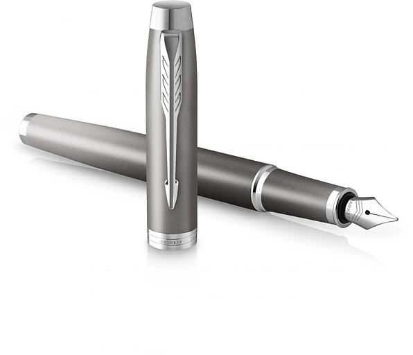 Ручка перьев. Parker IM Writing Rituals F331 (2203896) серый сталь нержавеющая F подар.кор. фото 2