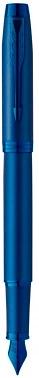 Ручка перьев. Parker IM Monochrome F328 (2172963) Blue PVD F сталь нержавеющая подар.кор. фото 9