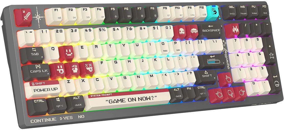 Клавиатура A4Tech Bloody WS98 Pixels Red механическая темно-серый USB for gamer LED (WS98) фото 5