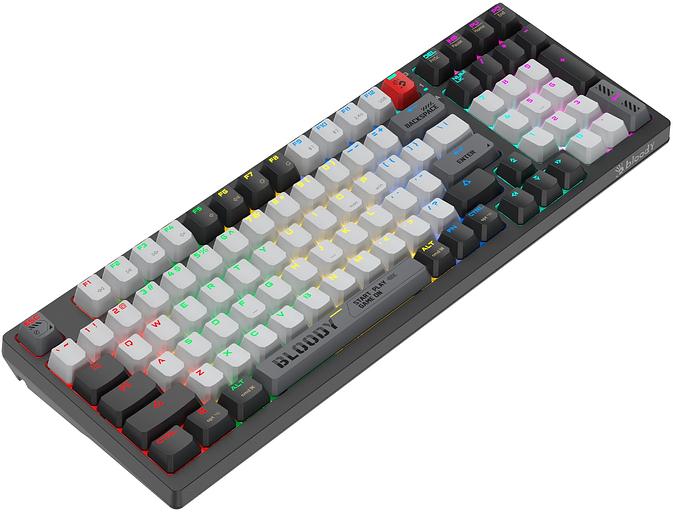 Клавиатура A4Tech Bloody WS98 механическая черный/серый USB for gamer LED (WS98) фото 3
