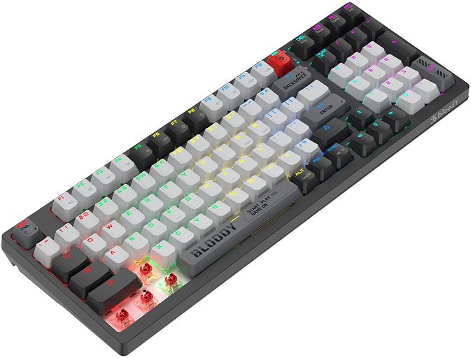 Клавиатура A4Tech Bloody WS98 механическая черный/серый USB for gamer LED (WS98) фото 4