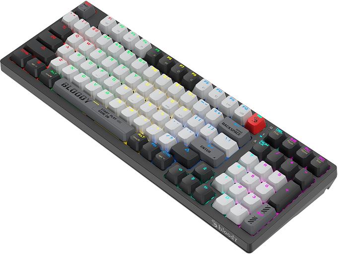 Клавиатура A4Tech Bloody WS98 механическая черный/серый USB for gamer LED (WS98) фото 5
