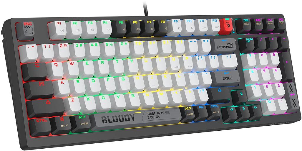 Клавиатура A4Tech Bloody WS98 механическая черный/серый USB for gamer LED (WS98) фото 6