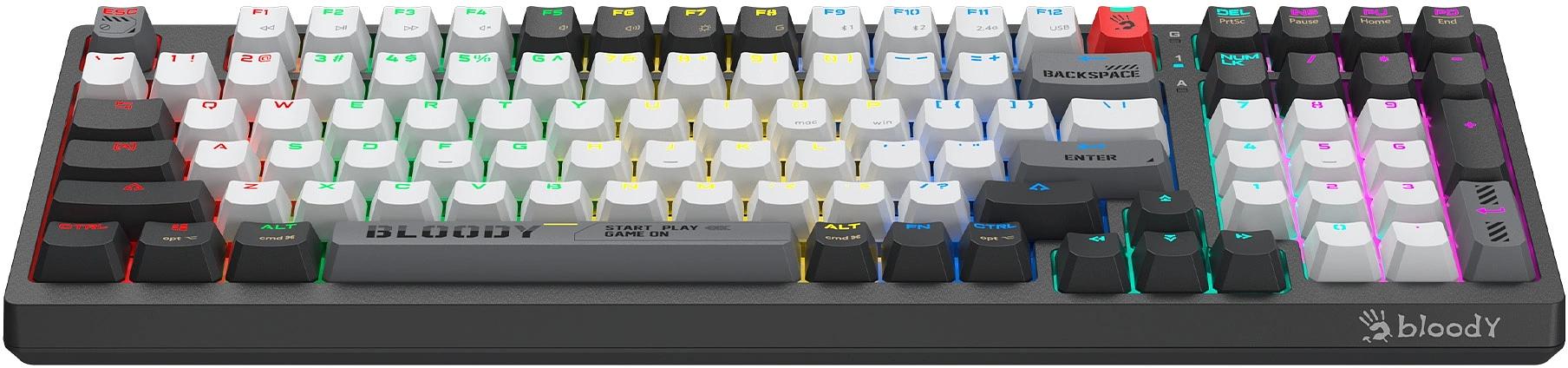 Клавиатура A4Tech Bloody WS98 механическая черный/серый USB for gamer LED (WS98) фото 9
