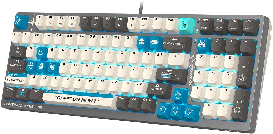 Клавиатура A4Tech Bloody S98 Pixels Blue механическая темно-серый/бежевый USB for gamer LED (S98) фото 6