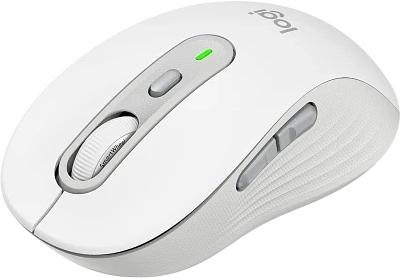 Мышь Logitech M750 белый оптическая (4000dpi) беспроводная BT/Radio USB (5but) фото 3
