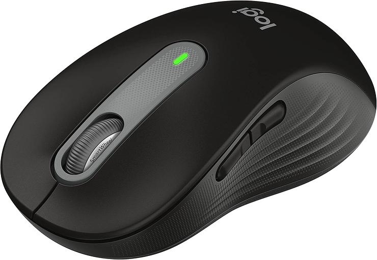 Мышь Logitech M750 L Large графитовый оптическая (4000dpi) беспроводная BT/Radio USB (5but) фото 4