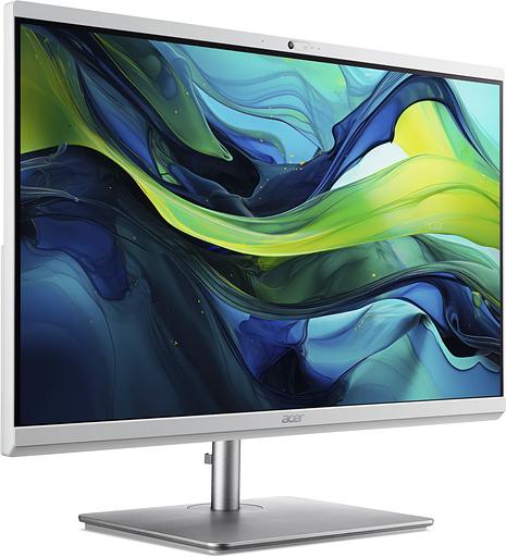 Моноблок Acer Aspire C24-195ES 23.8" Full HD Core Ultra 5 125U (3.6) 8Gb SSD512Gb UHDG CR Eshell GbitEth WiFi BT 180W клавиатура мышь Cam серебристый 1920x1080 фото 3