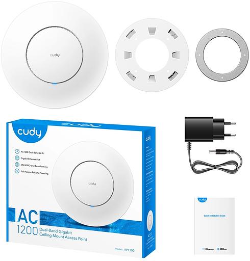 Точка доступа Cudy AP1300 AC1200 Wi-Fi белый фото 6