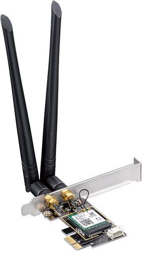 Сетевой адаптер Wi-Fi + Bluetooth Cudy WE3000 АХ5400 PCI Express (ант.внеш.съем) 2ант. фото 1