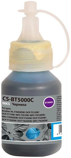 Чернила Cactus CS-BT5000C BT5000C голубой 48мл для Brother HL-T4000DW, DCP-T510W, DCP-T710W, MFC-T810W, MFC-T910DW, MFC-T4500DW, DCP-T420W, DCP-T520W, DCP-T720DW, DCP-T820DW, MFC-T920DW фото 2