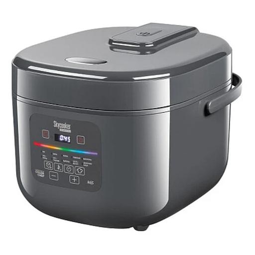 REDMOND MC100S Мультиварка, 860 Вт, 5 л, 12 программ, чёрный/ металлик фото 1