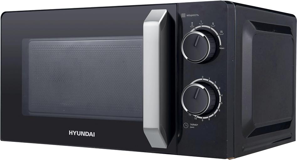 Микроволновая Печь Hyundai HYM-M2052 20л. 700Вт черный/серебристый фото 1