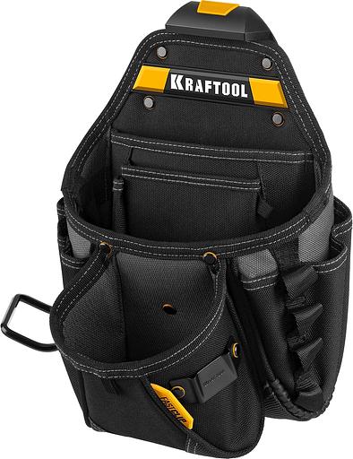 Сумка для инструментов Kraftool KBS-4 37карм. черный/желтый (38760-4) фото 4