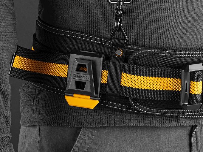 Сумка для инструментов Kraftool KBS-4 37карм. черный/желтый (38760-4) фото 9
