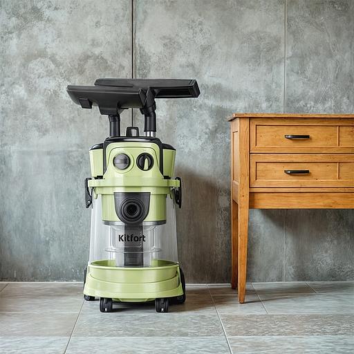 Пылесос Kitfort КТ-5194 1000Вт зеленый/черный фото 8