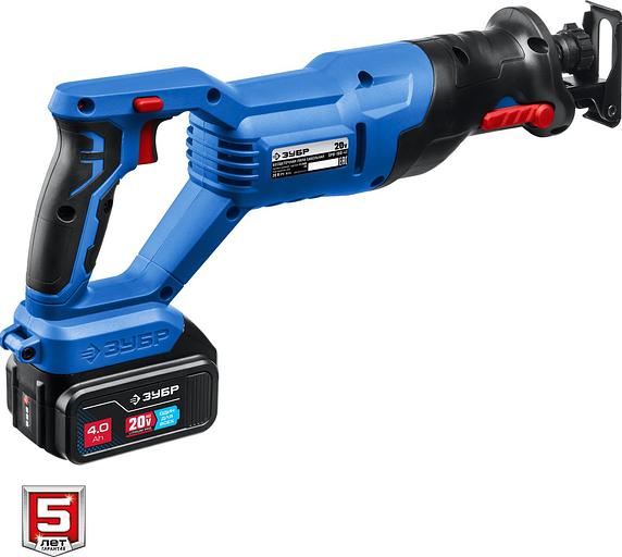 Сабельная пила Зубр Профессионал SPB-180-41 аккум. 2600ход/мин фото 2