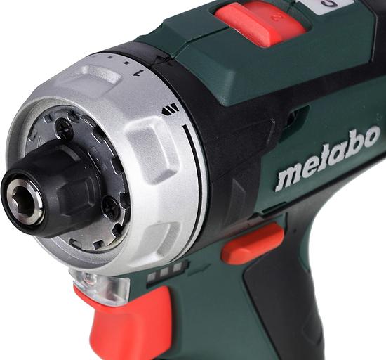 Дрель-шуруповерт Metabo PowerMaxx BS Basic аккум. патрон:быстрозажимной (кейс в комплекте) (600080500) фото 7