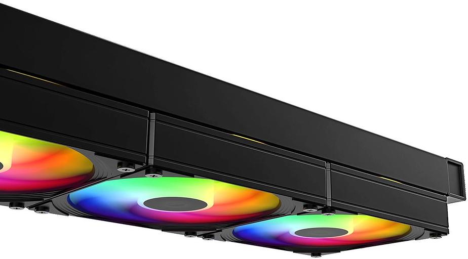 Система водяного охлаждения ID-Cooling FX360 Inf ARGB Soc-AM5/AM4/1151/1200/2066/1700 черный 4-pin 27.2dB Al+Cu 350W Ret фото 4