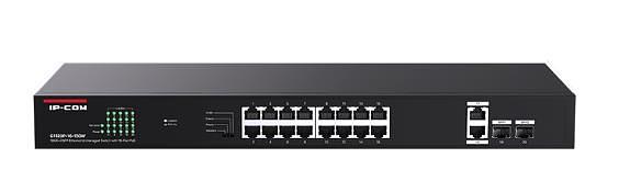Коммутатор 18PORT 1000M 2SFP G1120P-16-150W IP-COM фото 1