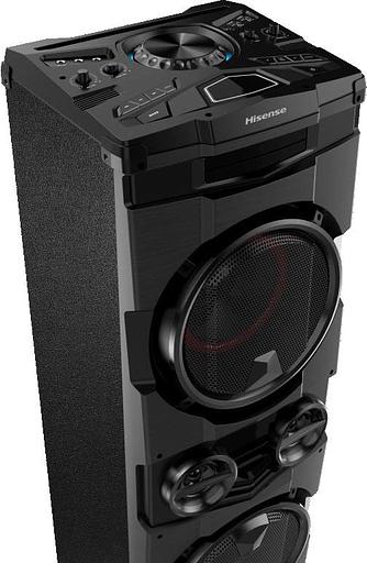 Минисистема Hisense Party rockstar 1600 черный 800Вт FM USB BT фото 5