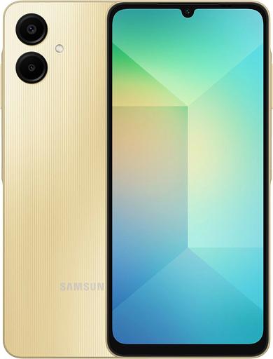 Смартфон Samsung SM-A065F Galaxy A06 64Gb 4Gb золотистый моноблок 3G 4G 6.7" 720x1600 Android 802.11 b/g/n GPS GSM900/1800 GSM1900 TouchSc фото 1
