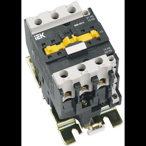 Контактор КМИ-48012 80А 230В/АС3 1NO;1NC IEK IEK KKM41-080-230-11 фото 1