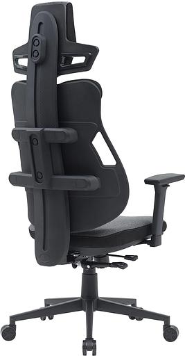 Кресло Cactus CS-CHR-DUO-GYBK серый/черный с подголов. крестов. сталь фото 4