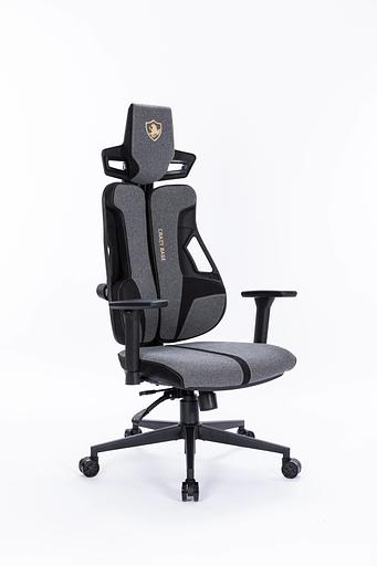Кресло Cactus CS-CHR-DUO-GYBK серый/черный с подголов. крестов. сталь фото 9