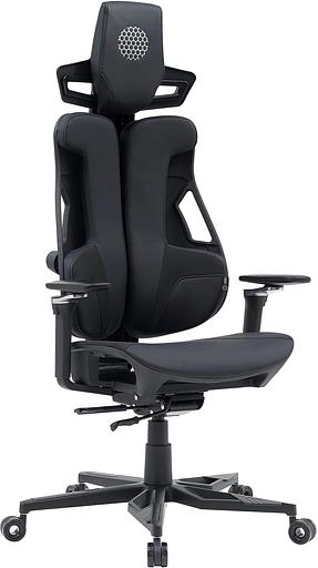 Кресло Cactus CS-CHR-DUO-BBK черный кожзам с подголов. крестов. алюминий фото 1