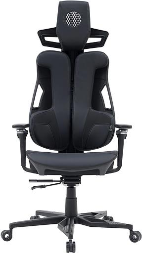 Кресло Cactus CS-CHR-DUO-BBK черный кожзам с подголов. крестов. алюминий фото 2