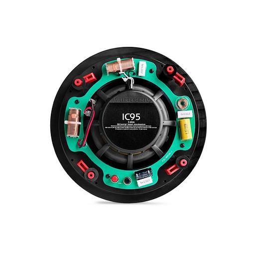 Встраиваемая акустическая система M&K Sound IC95. Гриль круглый. Цвет: Белый. Пара фото 4