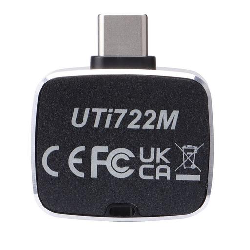 Тепловизор для смартфона UNI-T UTi722M, 256 * 192, -20C...450C, 25Гц, подключение к моб. устройствам USB-C, ручной фокус фото 3